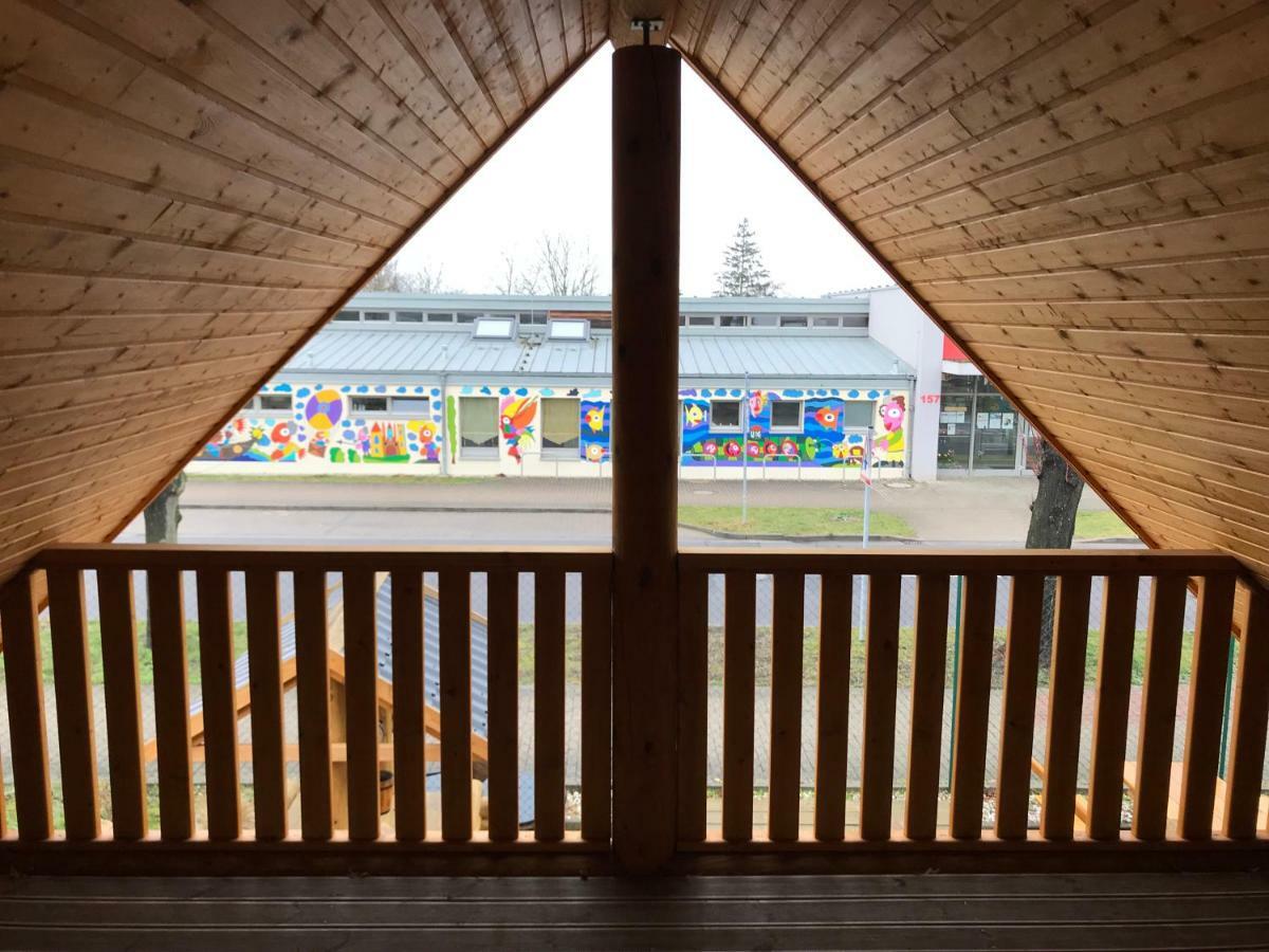 Wellness Huette Am Zwenkauer See Bei Leipzig المظهر الخارجي الصورة
